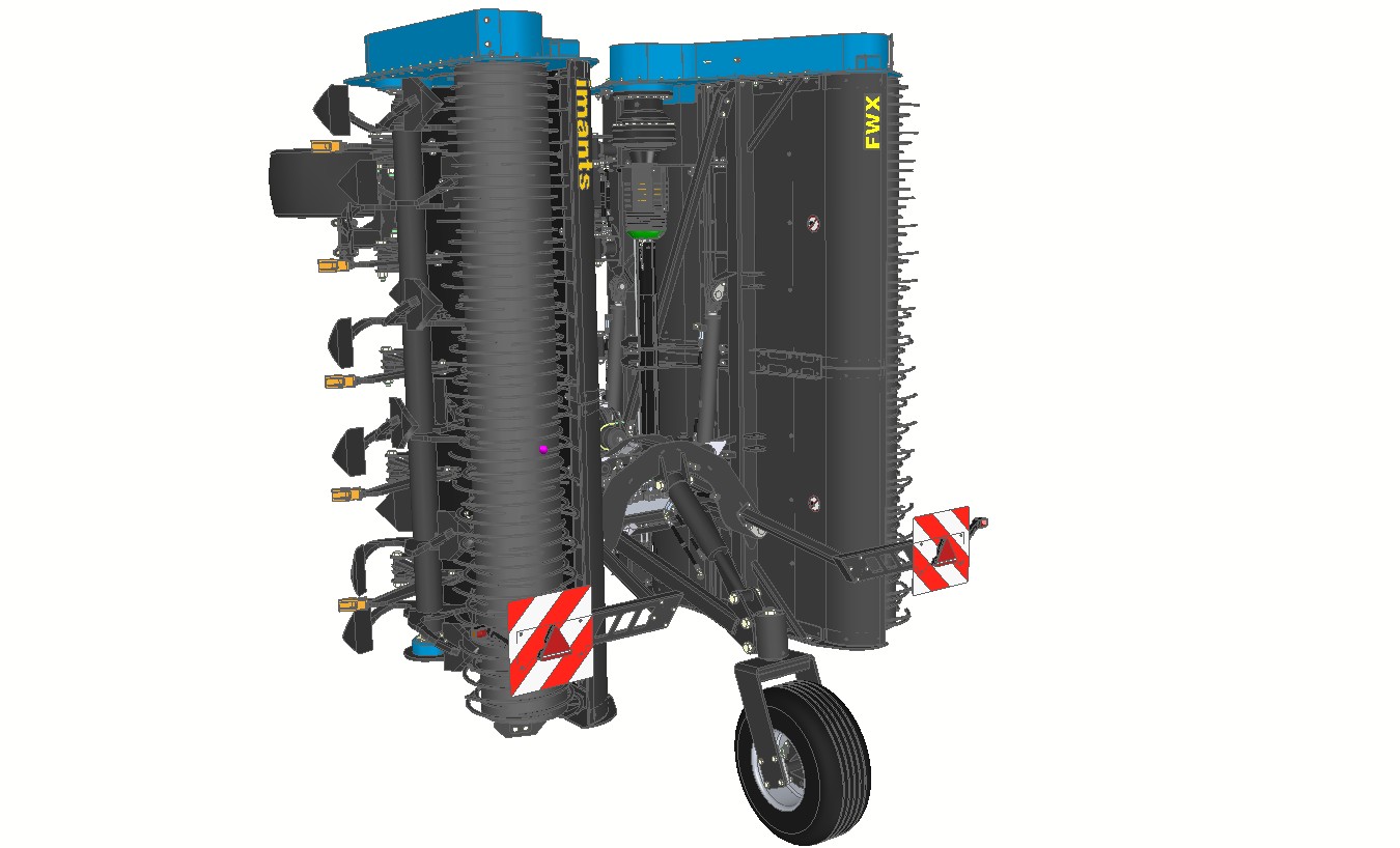 Skica modela FWX 600 H Imants - kmetijska mehanizacija